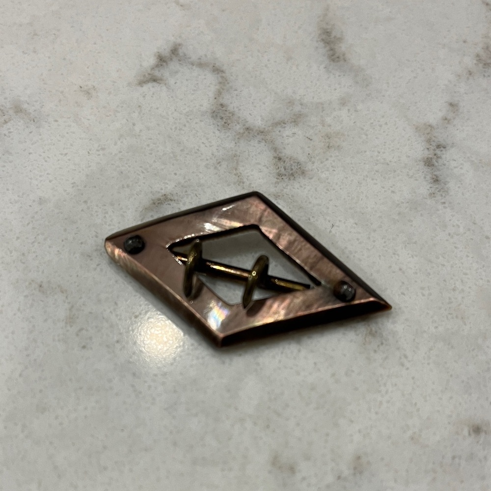 Antique Mother of Pearl Art Deco Clasp